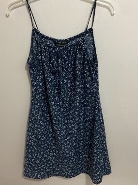 Vintage Jonathan Martin Spaghetti Strap Floral Mini Dress, Size 7/8